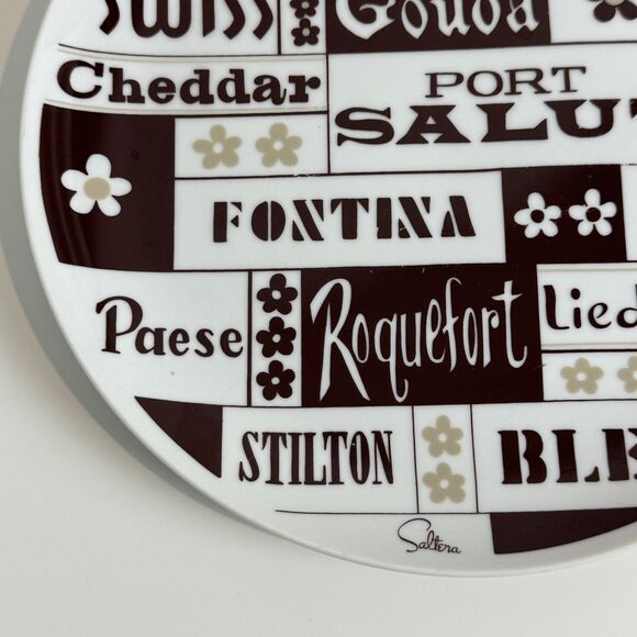 Vintage Saltera Cheeseboard 10in Platter Plate Japan 70s - Picture 2 of 7